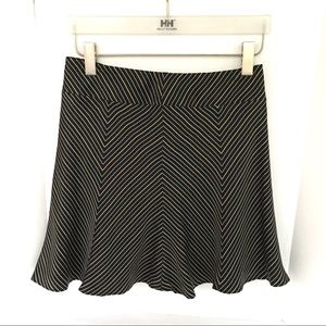 Laundry by Shelli Segal Silk Flared Mini Skirt S 2